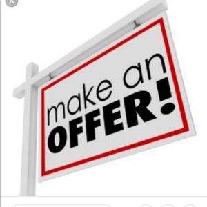 ALL offers welcome and encouraged😊